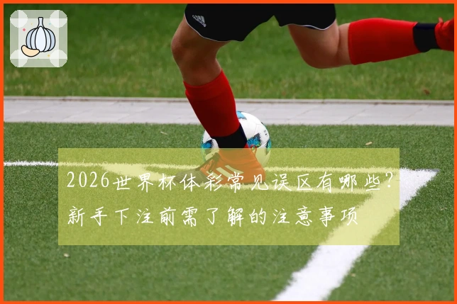 2026世界杯体彩常见误区有哪些？新手下注前需了解的注意事项