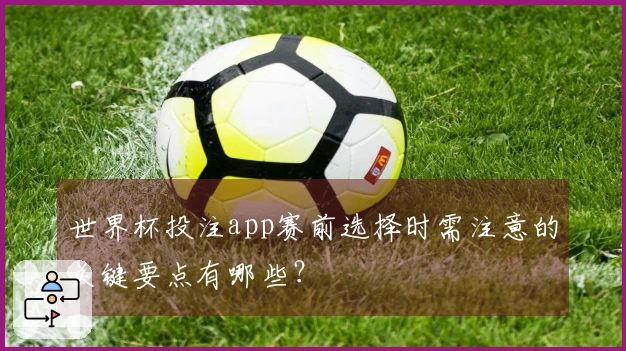 世界杯投注app赛前选择时需注意的关键要点有哪些？