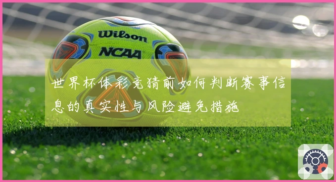 世界杯体彩竞猜前如何判断赛事信息的真实性与风险避免措施