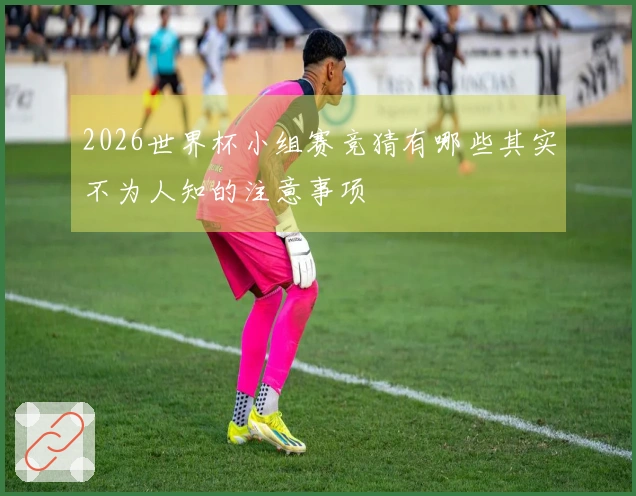 2026世界杯小组赛竞猜有哪些其实不为人知的注意事项
